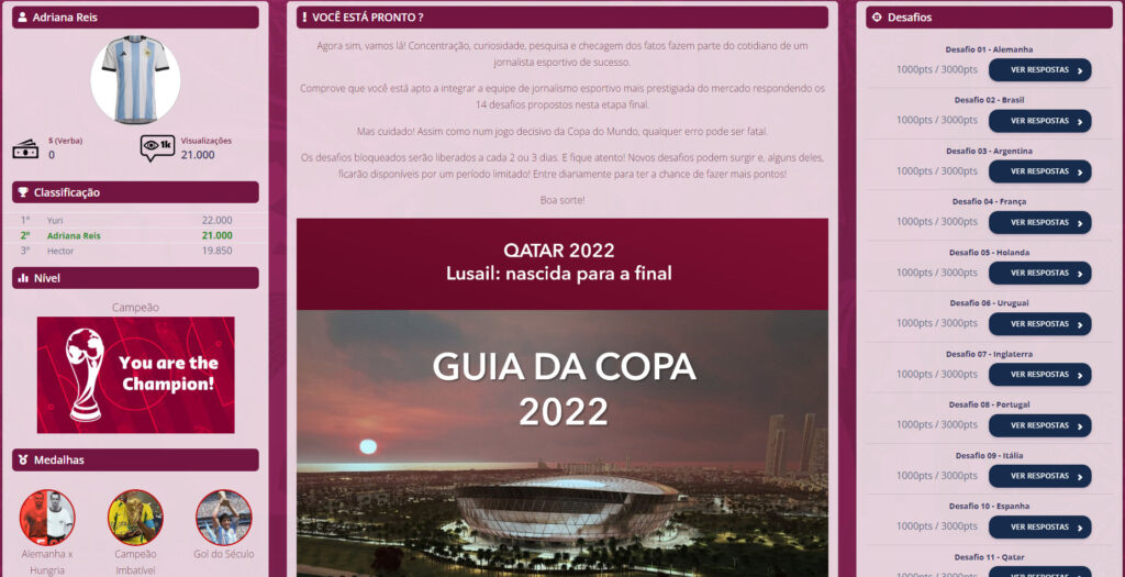Gamificate Case Copa 2022