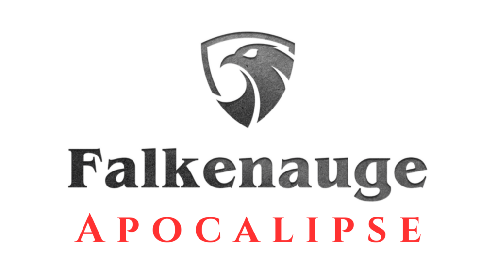 Logo do jogo corporativo Falkenauge Apocalipse